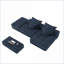 Canapé modulaire en chenille modulaire moderne pour salles familiales | Bleu marine / bleu ciel / bleu royal, mousse et printemps | Pas d'assemblage-2125758111