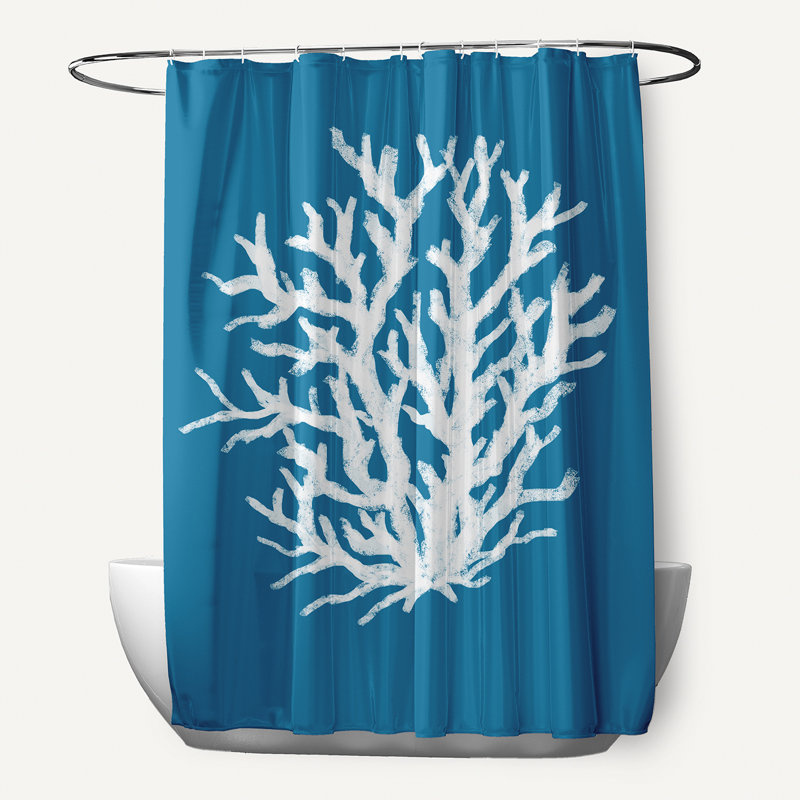 Rideau de douche simple Tulare, Motif cachemire