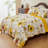 100% Cotton Classic Floral Quilt Sets,Sunflower Bedding Set Reversible Soft Bedspread with Shams-123020115
