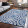 Premium Machine Washable Cerrito Navy Rug