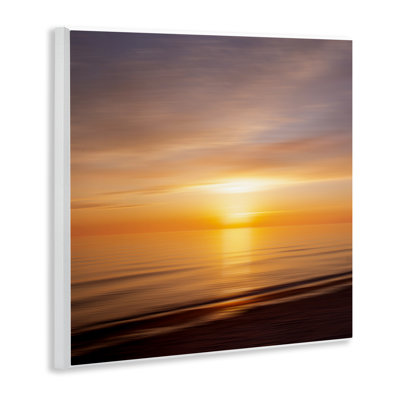 Plaque murale paysage marin Sunrise Walk, design par Peter Dulis