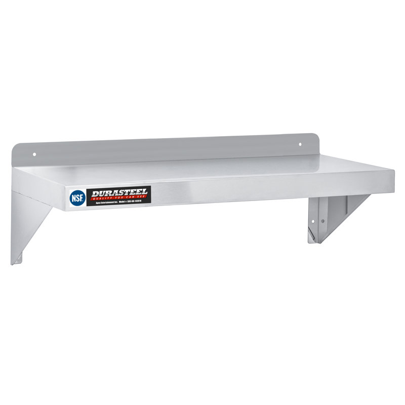 DuraSteel 36" Stainless Steel Wall Mounted Shelf