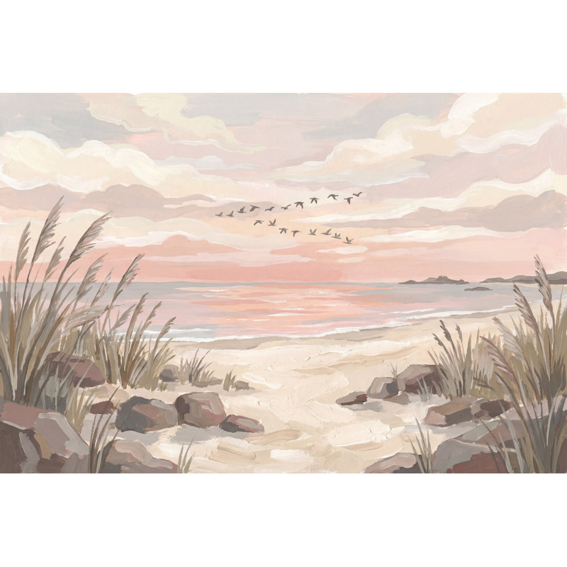 Papier peint bord de mer bord de mer, 100 po x 96 po, Non tissé