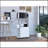 1-Shelf Kitchen Cart with Caster White-203581365