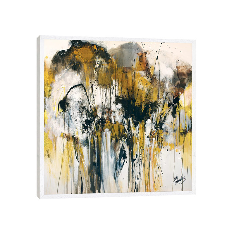 Moonlit Heart by Jude Remedios - Painting on Canvas, 93.98cm H x 93.98cm W x 3.81cm D, White Framed