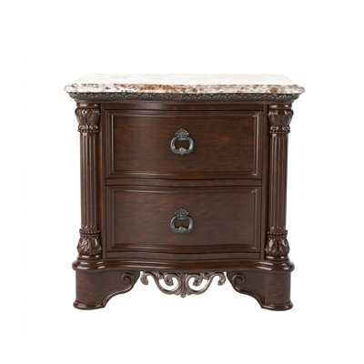 Table de chevet 2 tiroirs Annamari