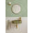 Rococo Relief - Misty Green Wallpaper