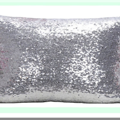 Glitter Sequin Pattern Pillowslip - Zipper Cushion Cover for Bed Sofa Chair - Throw Pillow Case Sham - Back Seat Decor Pillowcase