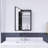 12" Rectangular Medicine Cabinet With Mirror