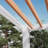 Palisade 10‘ X 12' Steel Frame Outdoor Patio Pegola With Slats Roof And Privacy Curtains For Backyard Garden And Deck Party