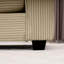 Tissu de velours côtelé: 4 places avec repose-pieds, doux et élégant Confortable: 4 coussins, pour la chambre, la chambre à coucher, le bureau, facile à assembler
