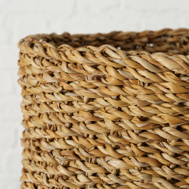 Panier en osier nature