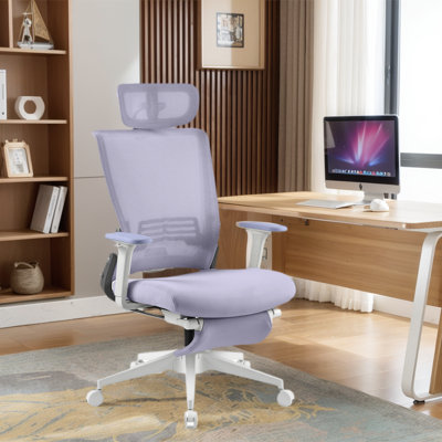 Makenzie Ergonomic Office chair with Adjustable Armrest and Foldable Backrest,minimal assembly