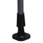 Auvent de patio 118 po x 47 po - Auvent avec poteaux réglables et support de fixation pour parasol de porte de fenêtre en métal inclus