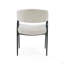 Chaises de salle à manger rembourrées avec pieds en métal (ensemble de 2)-910588371