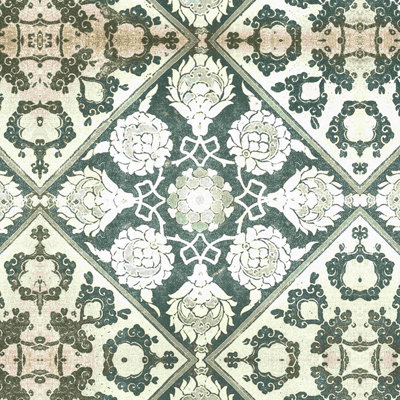 " Teal Tile Duo 2 "