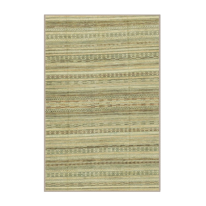 Tapis abstrait moderne 2452, Tapis de couloir 2 pi x 5 pi