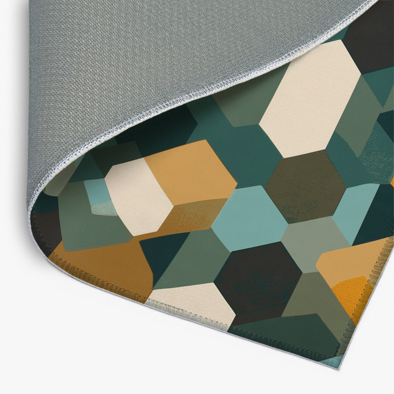 Earth Architecture Indoor And Outdoor Area Rug, Rectangle 5' x 7'