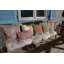 Hirsch Geometric Square Cushion