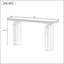 Console chic, élégante et luxueuse en placage d'acacia, convenant au vestibule, au couloir, au salon, au vestibule, au couloir