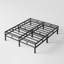 14" high metal box spring with Frabric foot cover, sturdy bed base, easy assembly-1382555293