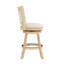 Tabouret de bar pivotant en bois flotté Avdja-112232070-112232072