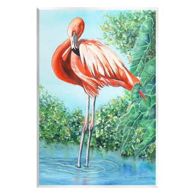 «Flamingo & Lush Nature» par Christine Reichow