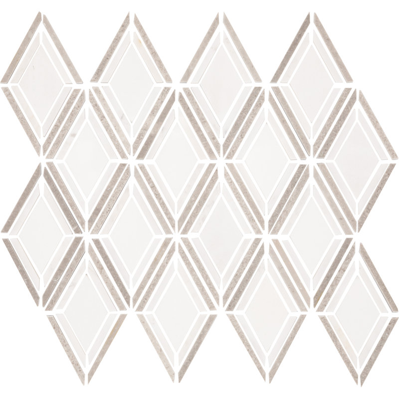Carreau de mosaïque murale en pierre naturelle 12 po x 12 po, gris