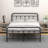 Arnis Metal Slat Headboard Design Bed-1345998992
