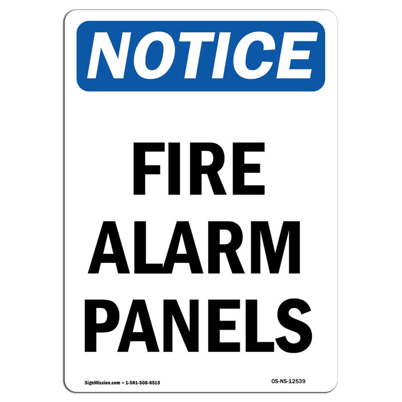 Fire Alarm Panels Sign