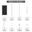 Paravent en métal H 4 pi x l 6 pi-57809746