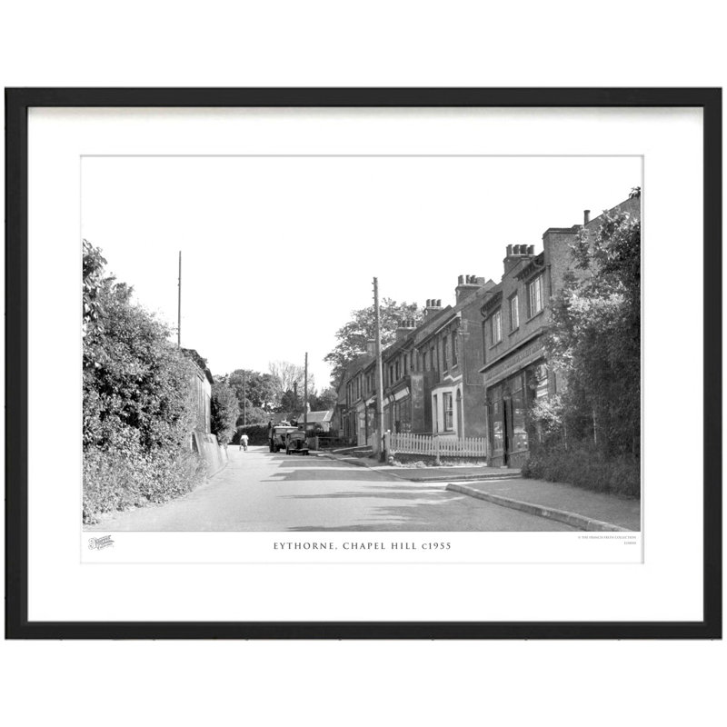 Eythorne, Chapel Hill C1955 - Single Picture Frame Print, 45cm H x 60cm W x 2.3cm D