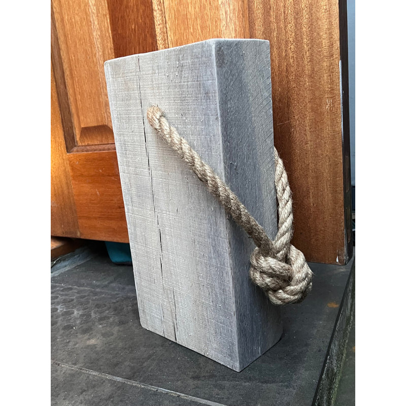 Flen Wood Weighted Floor Stop