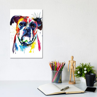 Boxer by Weekday Best - Painting on Canvas