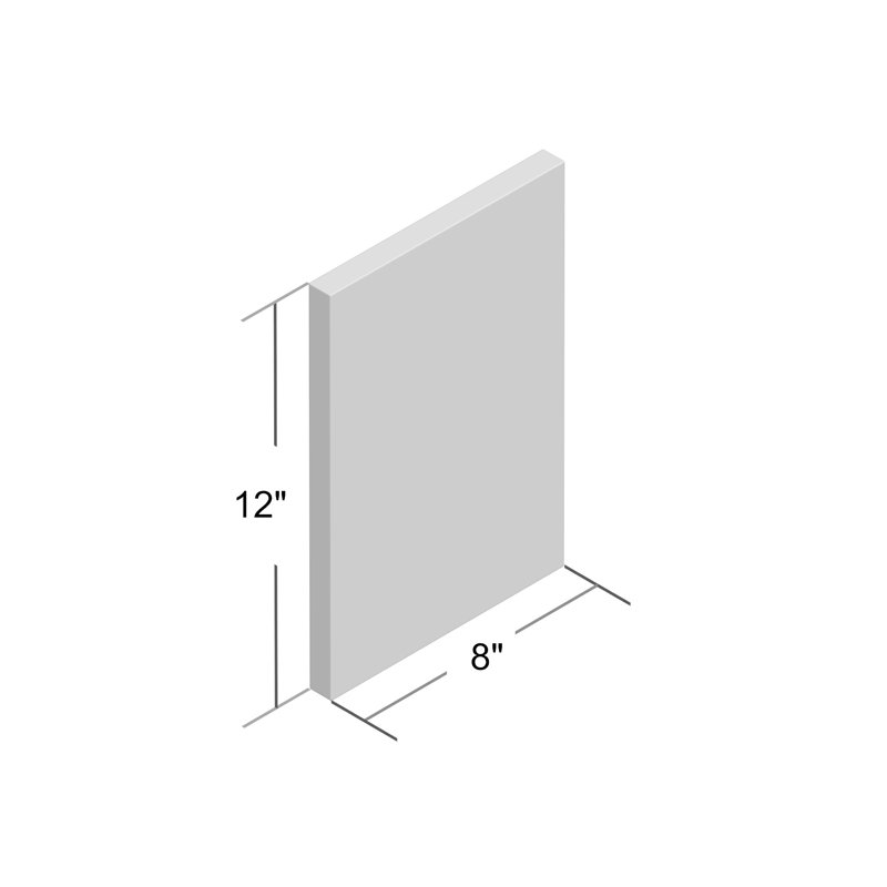 « arc-en-ciel »-impression sur toile tendue, H 12 po x l 8 po x P 0,75 po, Toile tendue, Pas de tapis