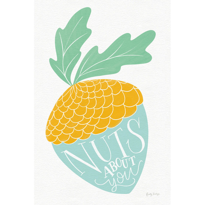 Nuts About You Bright, H 18 po x l 18 po x P 1,25 po