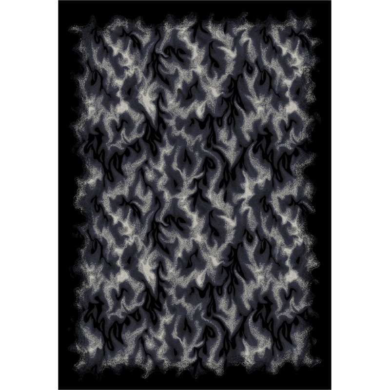 Tapis Whimsy Inferno, 5 pi 4 po x 7 pi 8 po