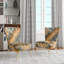Chaise d'appoint rembourrée Mid-Century-442608758