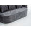 Canapé-lit convertible à 3 places, canapé-lit en tissu de chenille avec éponge à rebond haute densité, aucun assemblage requis, emballage comprimé sous vide, gris-787382474