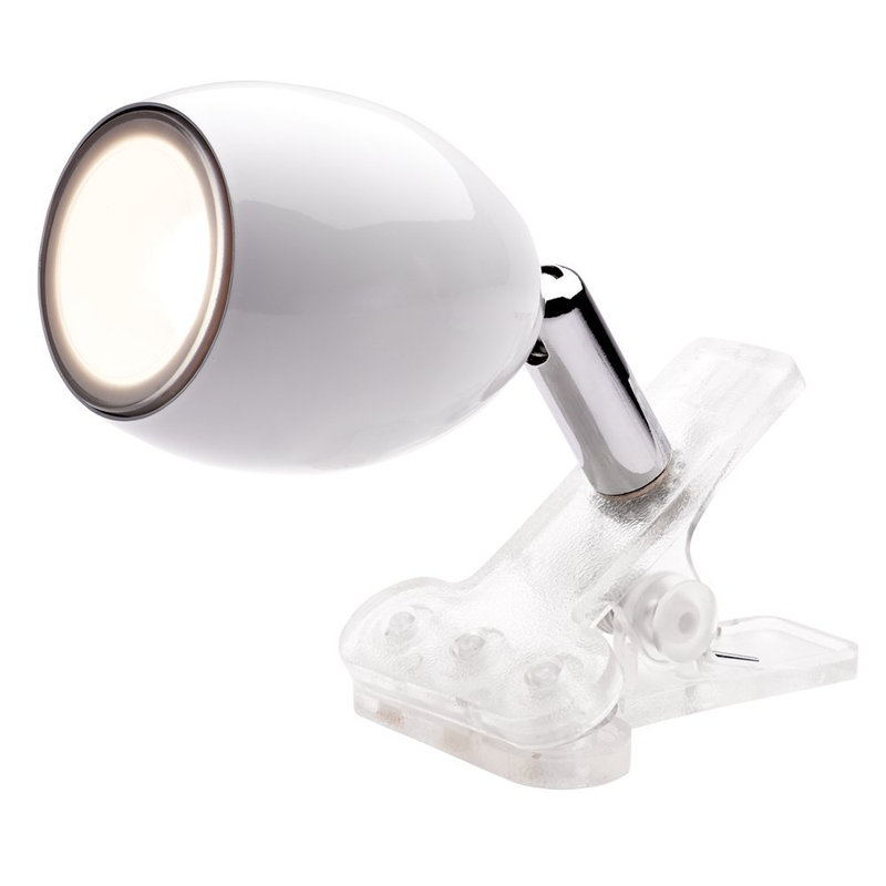 Séquence 7,2" sur lampe Yancey, Blanc