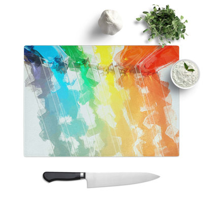 Tempered Glass Bars Chopping Board