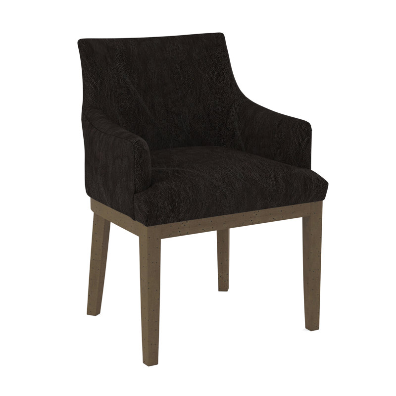 19'' H Upholstered Armchair, English Saddle, Applause Bajah Ruby