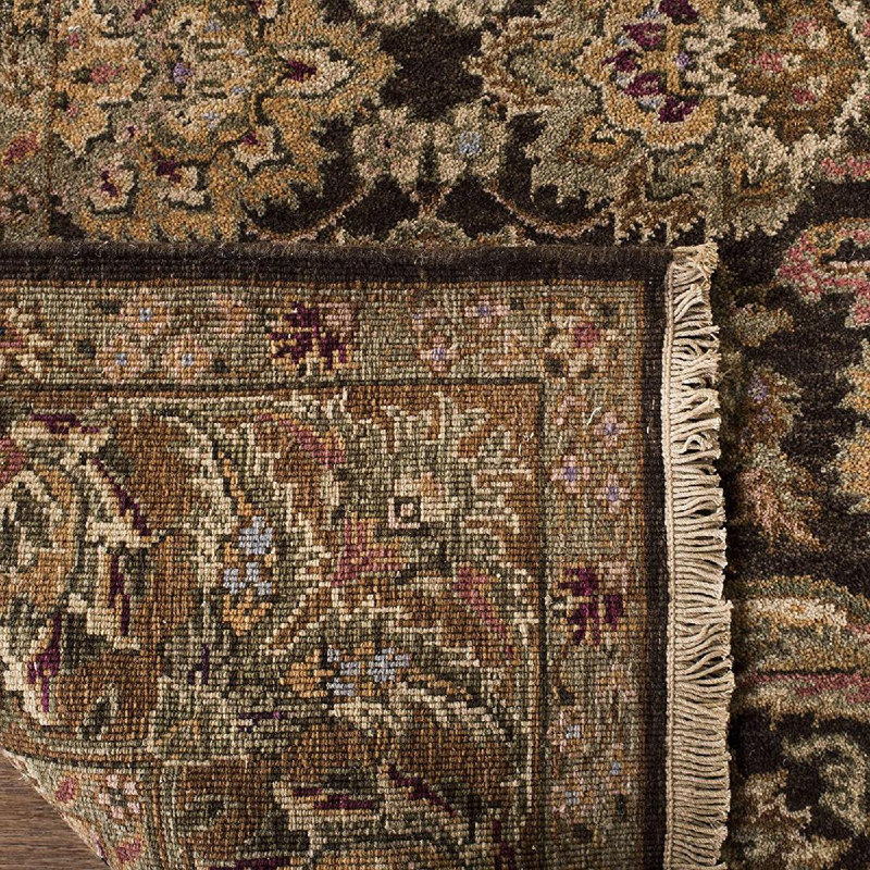 Tapis oriental brun en laine Stiles, Rectangle 10 pi x 14 pi
