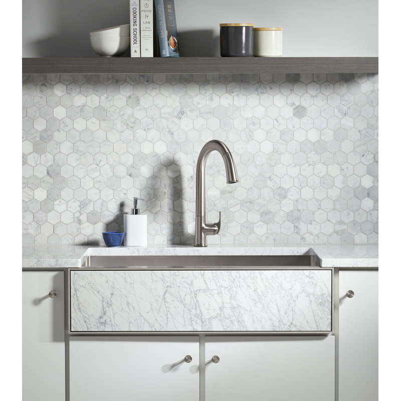 Tailor 35.5" L x 21.25" W Farmhouse Kitchen Sink