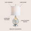 Lampe de table 20,5 po Antonelli