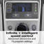 Hamilton Beach® Professional 2,2 HP 120V Extracteur de jus avec 3 pots en acier inoxydable