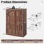 Commode à 5 tiroirs l 31,3 po Modern, commode en bois pour chambre-1780530365