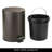 iDesign Round 1.3 Gallon Steel Step Trash Can - Set of 2 - Bronze