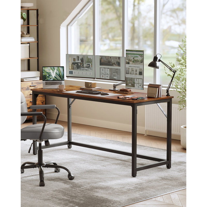 Metal Base Computer Desk