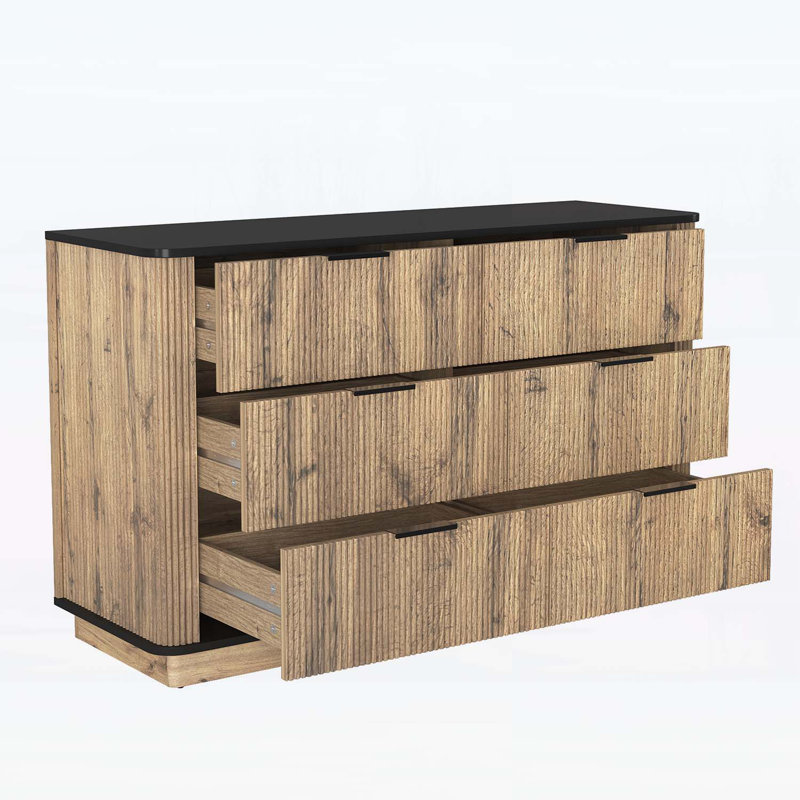 Modern Multi-functional Cabinet with Six-drawer
